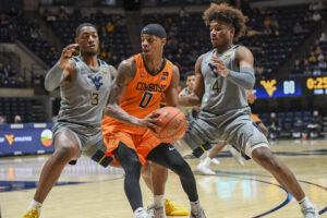 Without star freshman, No. 17 Oklahoma State pulls off upset of No. 6 West Virginia
